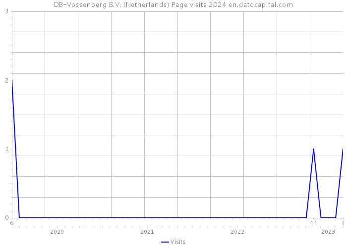 DB-Vossenberg B.V. (Netherlands) Page visits 2024 