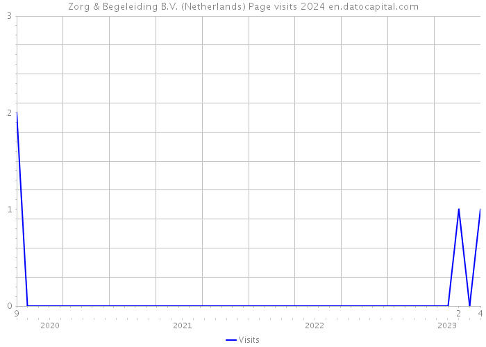Zorg & Begeleiding B.V. (Netherlands) Page visits 2024 