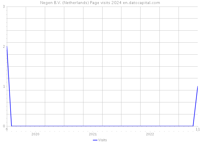 Negen B.V. (Netherlands) Page visits 2024 