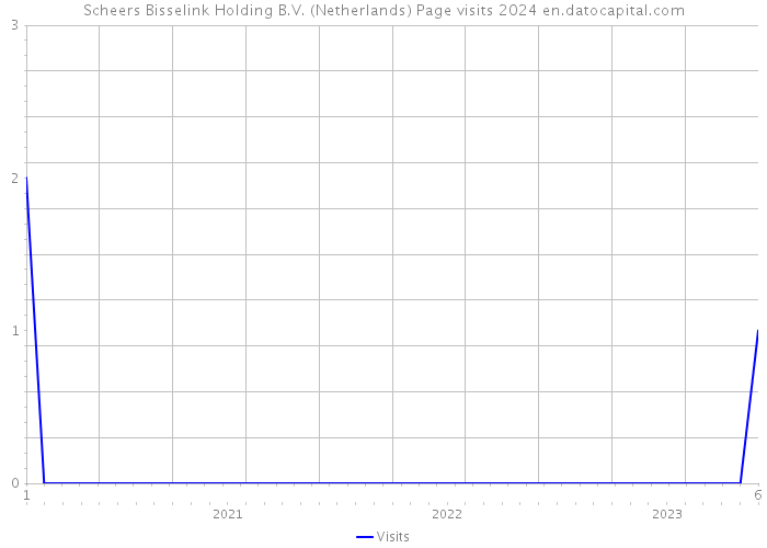 Scheers Bisselink Holding B.V. (Netherlands) Page visits 2024 