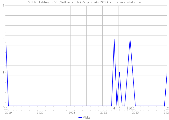 STER Holding B.V. (Netherlands) Page visits 2024 
