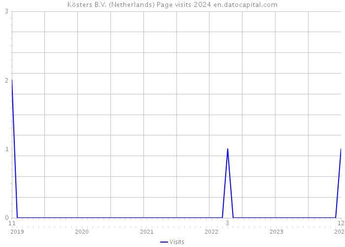 Kösters B.V. (Netherlands) Page visits 2024 