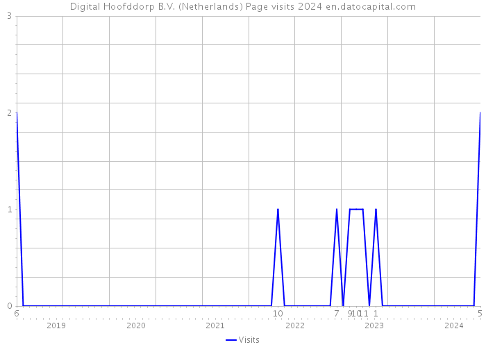 Digital Hoofddorp B.V. (Netherlands) Page visits 2024 