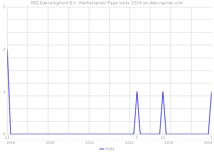 REZ Dakveiligheid B.V. (Netherlands) Page visits 2024 