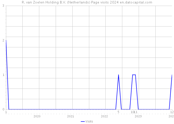 R. van Zoelen Holding B.V. (Netherlands) Page visits 2024 