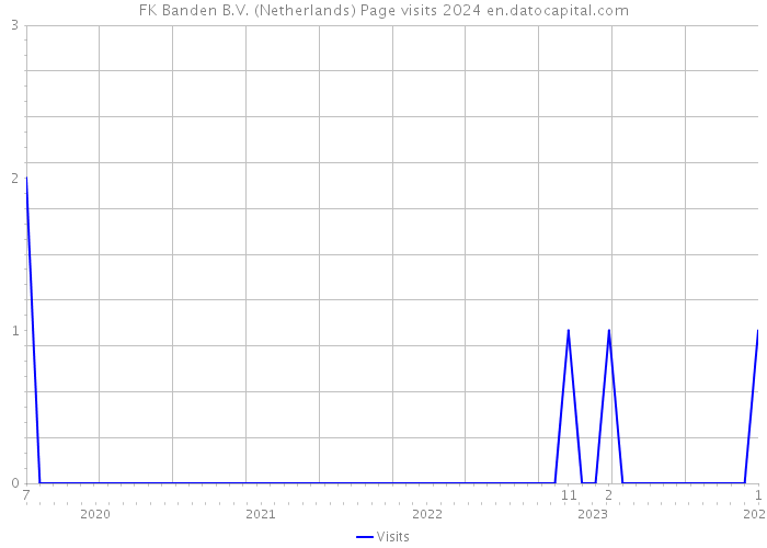 FK Banden B.V. (Netherlands) Page visits 2024 