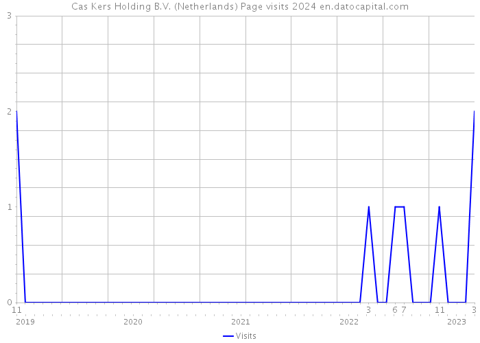 Cas Kers Holding B.V. (Netherlands) Page visits 2024 