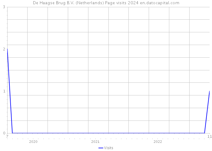 De Haagse Brug B.V. (Netherlands) Page visits 2024 