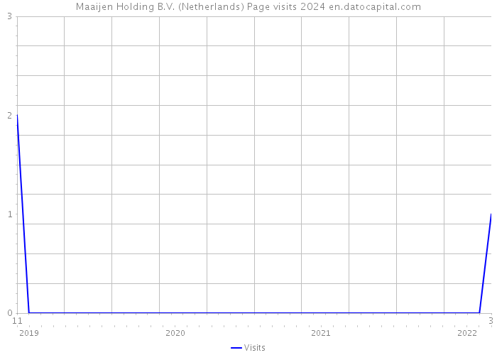 Maaijen Holding B.V. (Netherlands) Page visits 2024 