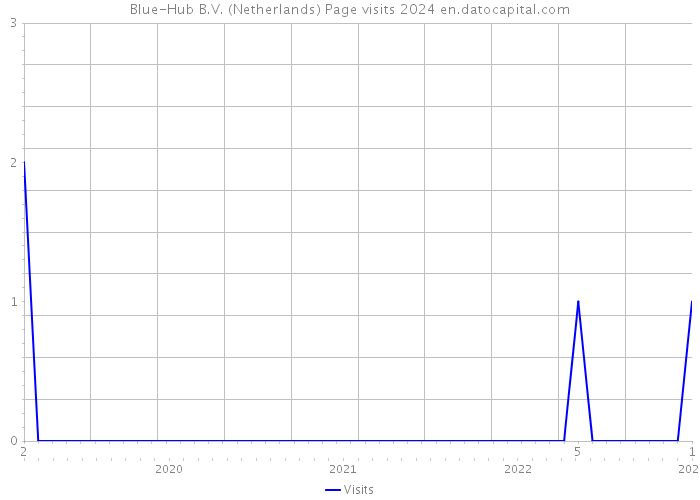 Blue-Hub B.V. (Netherlands) Page visits 2024 