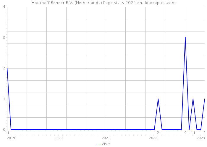 Houthoff Beheer B.V. (Netherlands) Page visits 2024 