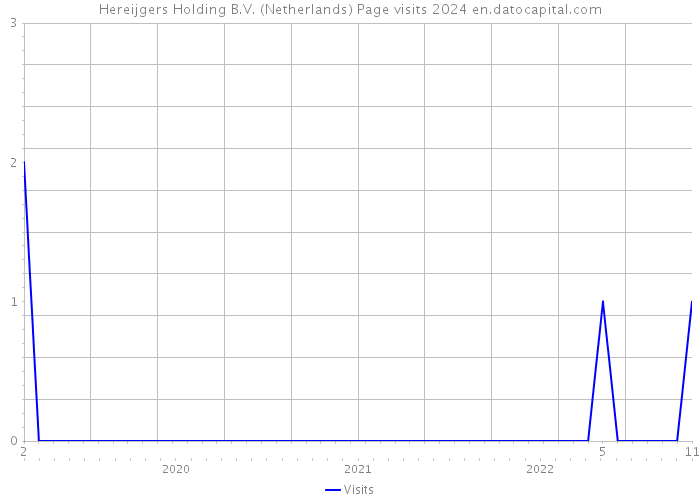 Hereijgers Holding B.V. (Netherlands) Page visits 2024 