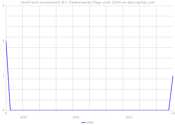 VeerKracht Investments B.V. (Netherlands) Page visits 2024 