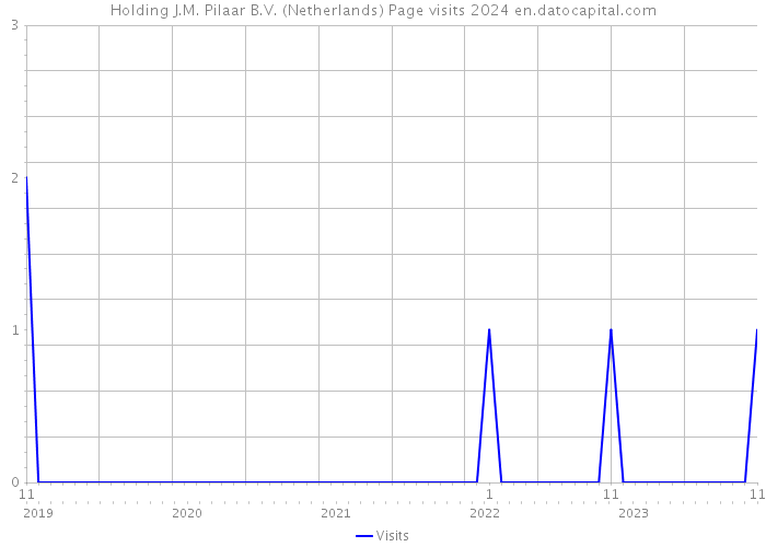 Holding J.M. Pilaar B.V. (Netherlands) Page visits 2024 