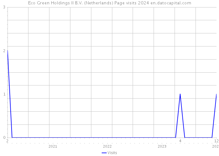 Eco Green Holdings II B.V. (Netherlands) Page visits 2024 