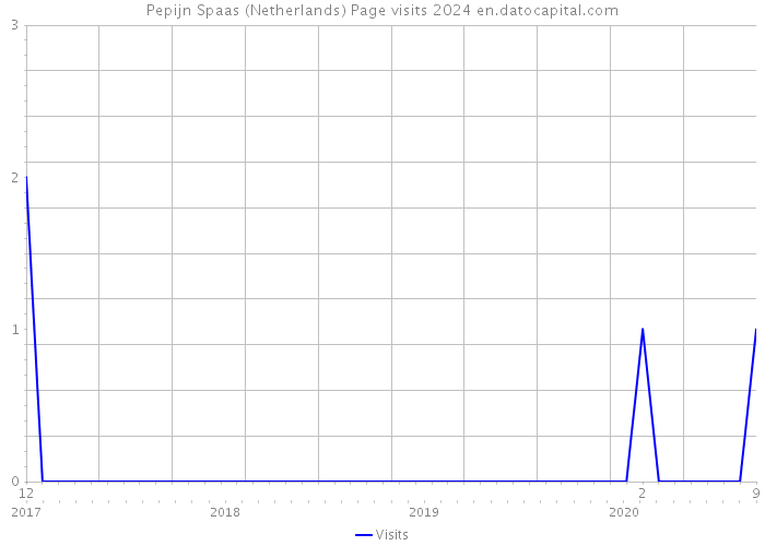 Pepijn Spaas (Netherlands) Page visits 2024 