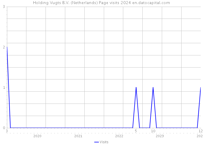 Holding Vugts B.V. (Netherlands) Page visits 2024 
