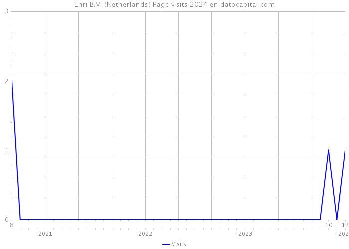 Enri B.V. (Netherlands) Page visits 2024 