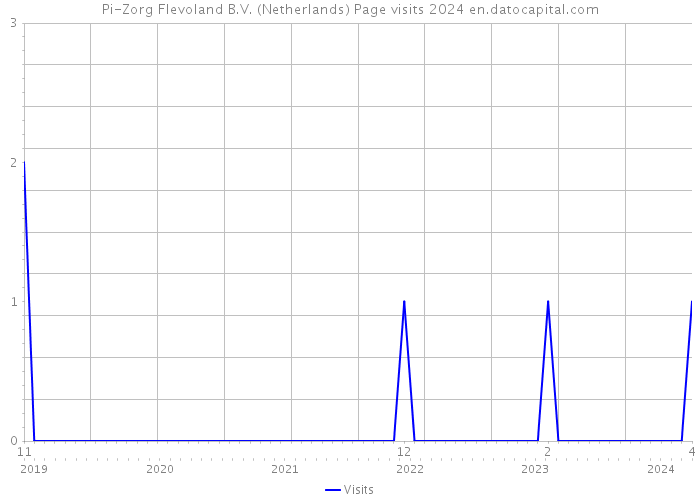 Pi-Zorg Flevoland B.V. (Netherlands) Page visits 2024 