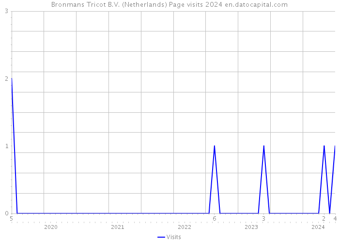 Bronmans Tricot B.V. (Netherlands) Page visits 2024 