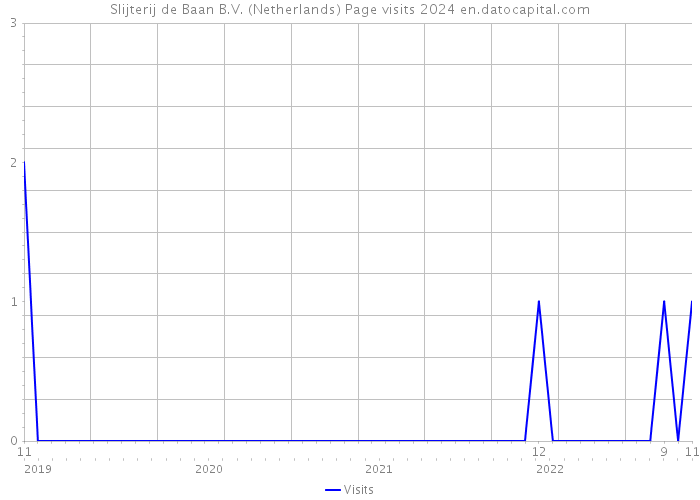 Slijterij de Baan B.V. (Netherlands) Page visits 2024 