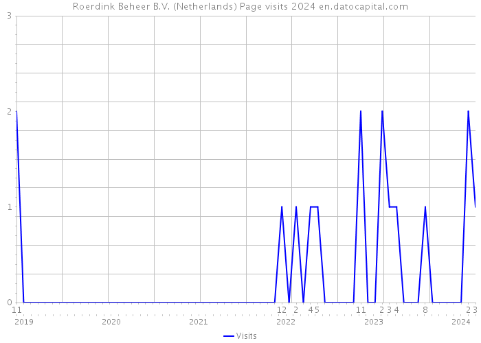 Roerdink Beheer B.V. (Netherlands) Page visits 2024 