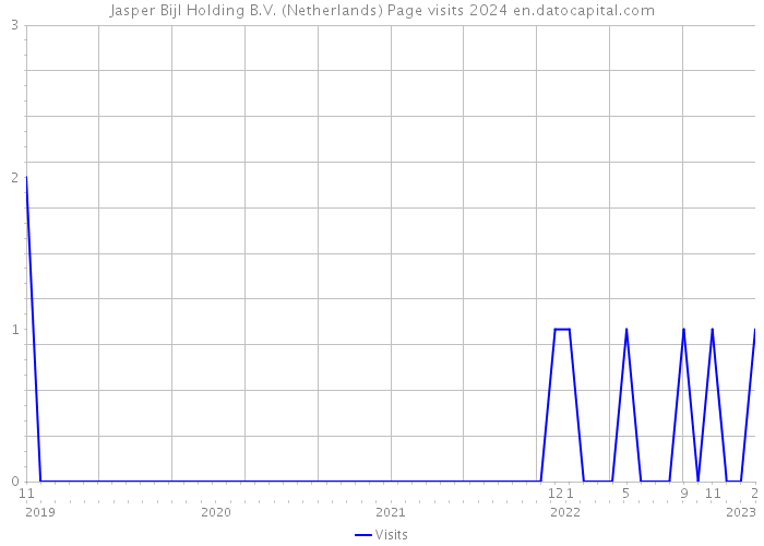 Jasper Bijl Holding B.V. (Netherlands) Page visits 2024 