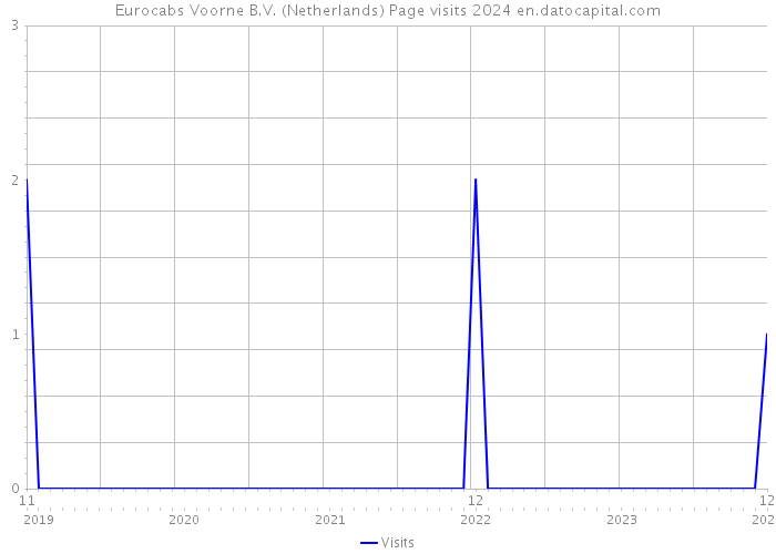 Eurocabs Voorne B.V. (Netherlands) Page visits 2024 