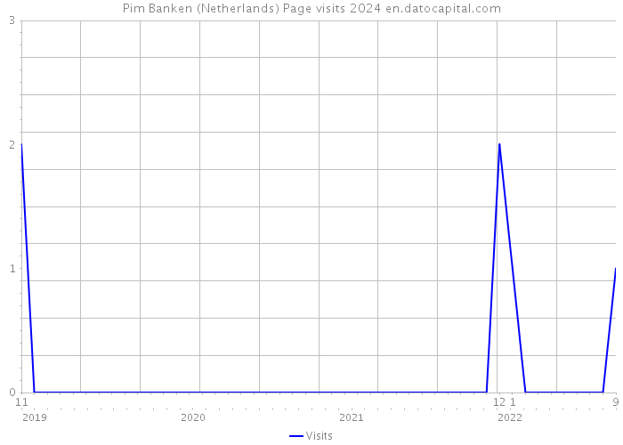 Pim Banken (Netherlands) Page visits 2024 