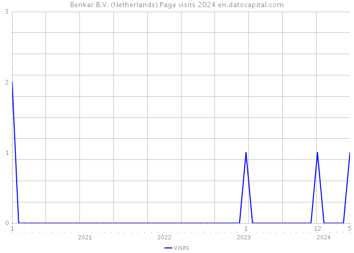Benkar B.V. (Netherlands) Page visits 2024 