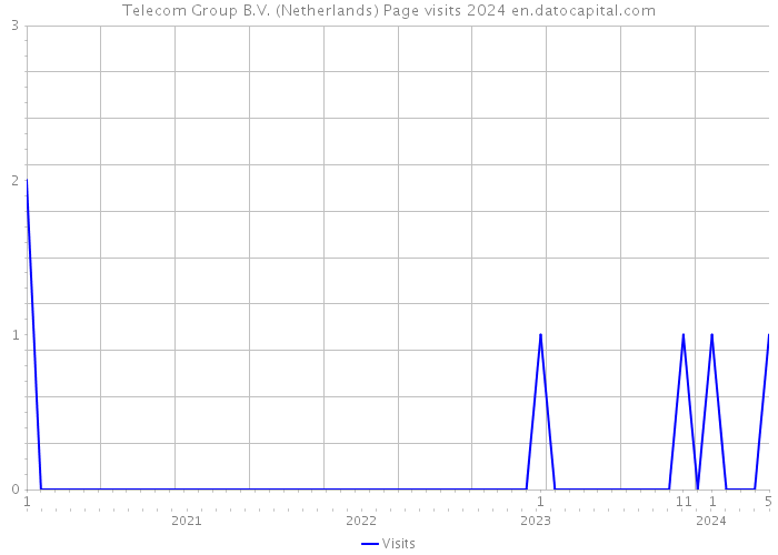 Telecom Group B.V. (Netherlands) Page visits 2024 