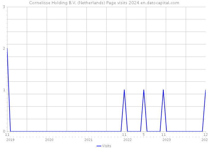 Cornelisse Holding B.V. (Netherlands) Page visits 2024 