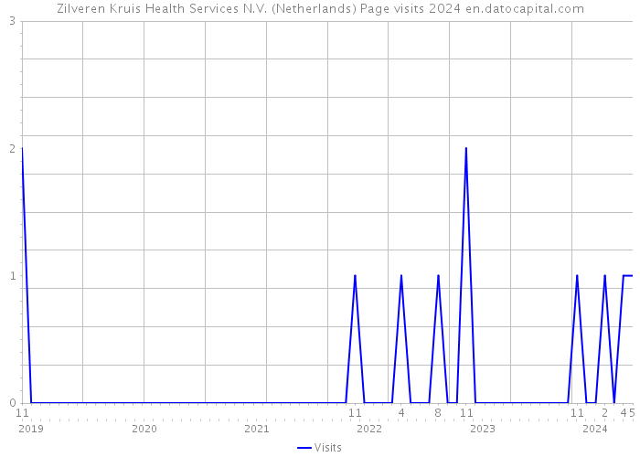 Zilveren Kruis Health Services N.V. (Netherlands) Page visits 2024 