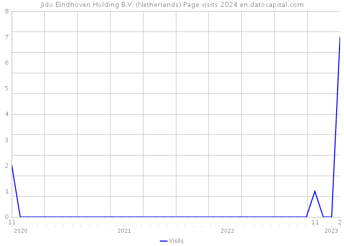 Jido Eindhoven Holding B.V. (Netherlands) Page visits 2024 