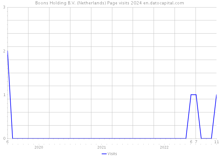 Boons Holding B.V. (Netherlands) Page visits 2024 