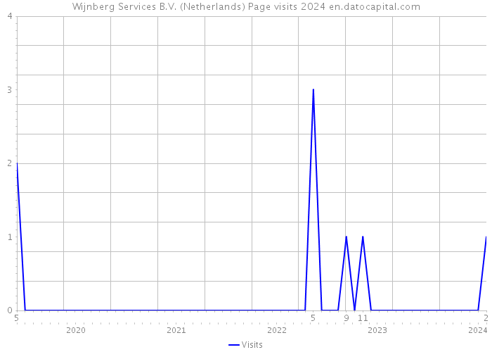Wijnberg Services B.V. (Netherlands) Page visits 2024 