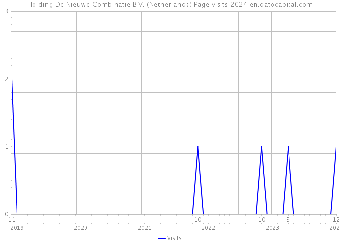 Holding De Nieuwe Combinatie B.V. (Netherlands) Page visits 2024 