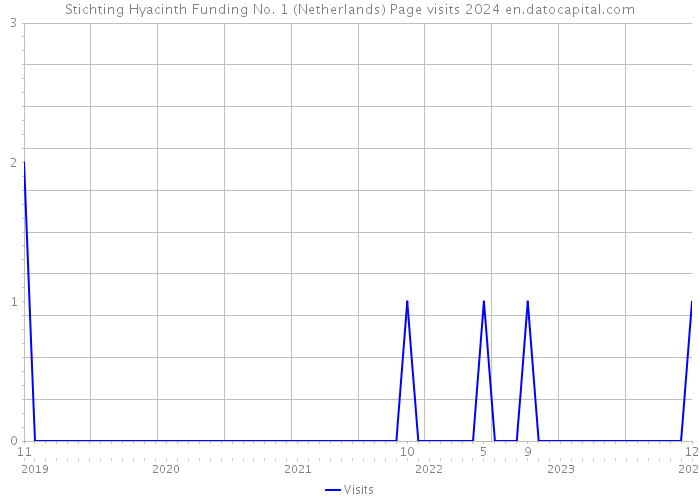 Stichting Hyacinth Funding No. 1 (Netherlands) Page visits 2024 