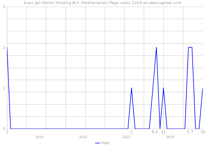 Kees Jan Nielen Holding B.V. (Netherlands) Page visits 2024 