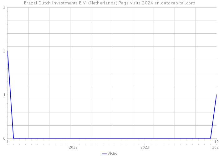 Brazal Dutch Investments B.V. (Netherlands) Page visits 2024 