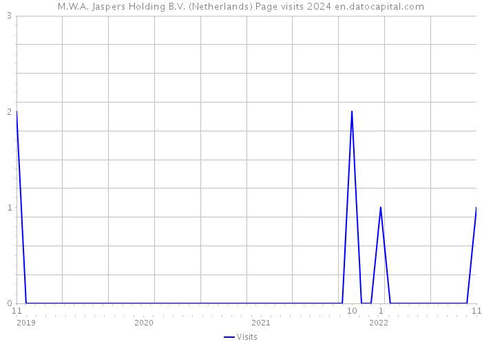 M.W.A. Jaspers Holding B.V. (Netherlands) Page visits 2024 