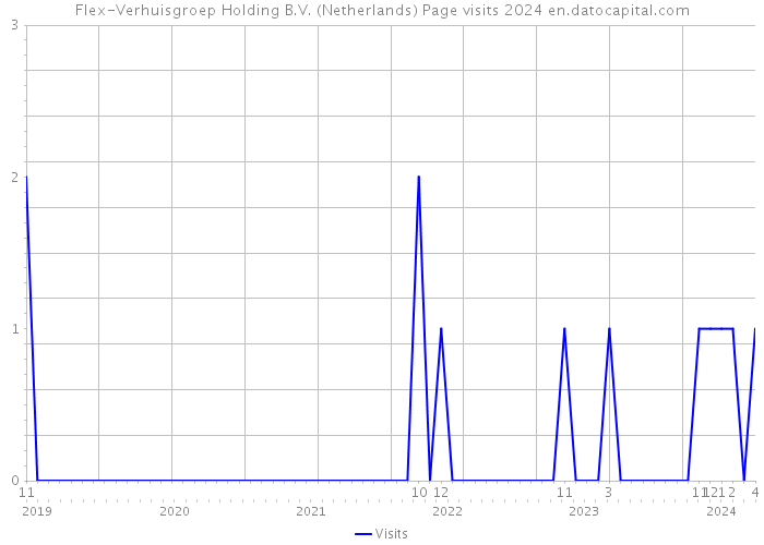Flex-Verhuisgroep Holding B.V. (Netherlands) Page visits 2024 