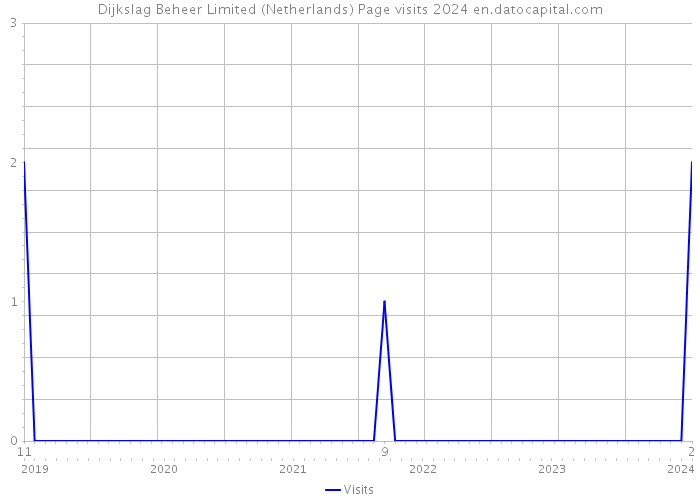Dijkslag Beheer Limited (Netherlands) Page visits 2024 