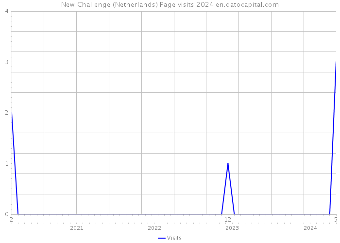 New Challenge (Netherlands) Page visits 2024 