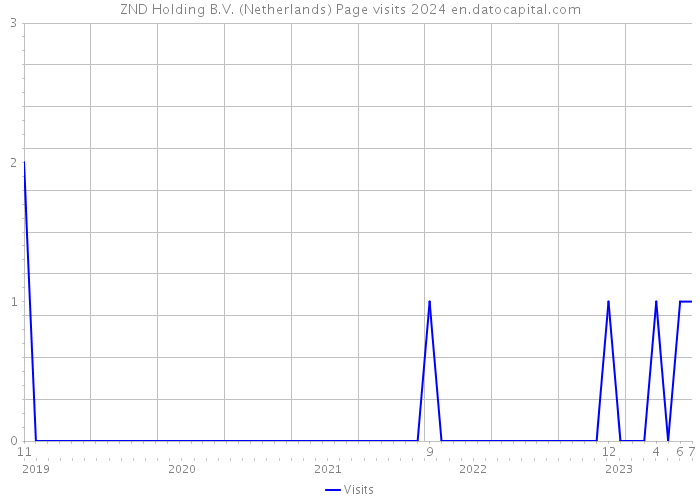 ZND Holding B.V. (Netherlands) Page visits 2024 