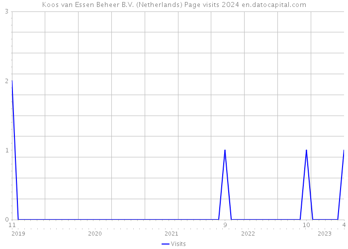 Koos van Essen Beheer B.V. (Netherlands) Page visits 2024 
