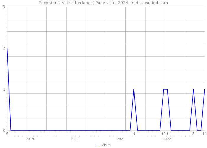 Secpoint N.V. (Netherlands) Page visits 2024 