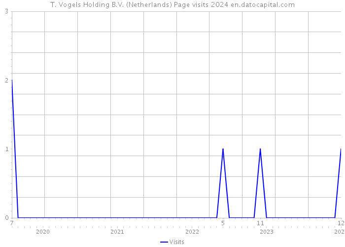 T. Vogels Holding B.V. (Netherlands) Page visits 2024 