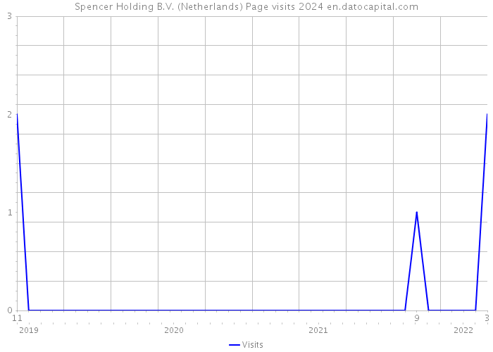 Spencer Holding B.V. (Netherlands) Page visits 2024 