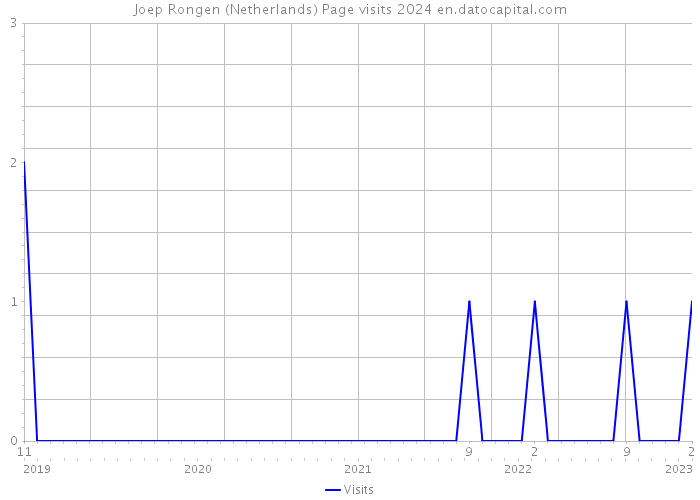 Joep Rongen (Netherlands) Page visits 2024 